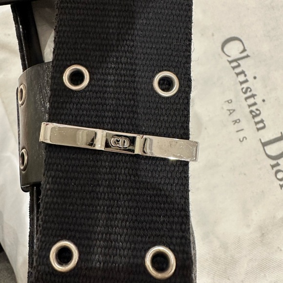 Authentic Dior Street Chic handbag in black monogram canvas and black leather - Picture 6 of 7